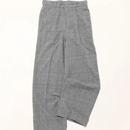 Mix Heather Cotton Trousers