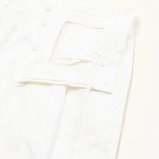 Light Oz Denim Military Trousers
