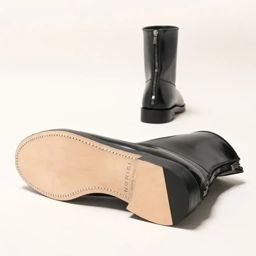 Back Zip Boots - Cordovan