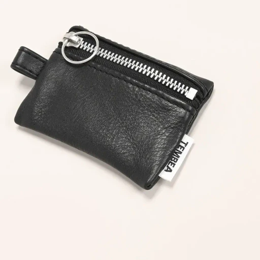 Flat Pouch Mini - Shrink Leather