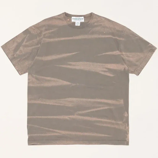 Sludge Border T 1/2 - Single Yarn Cotton