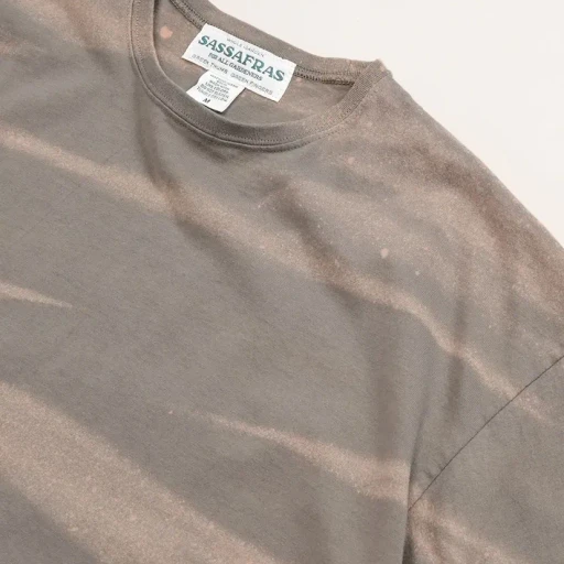 Sludge Border T 1/2 - Single Yarn Cotton