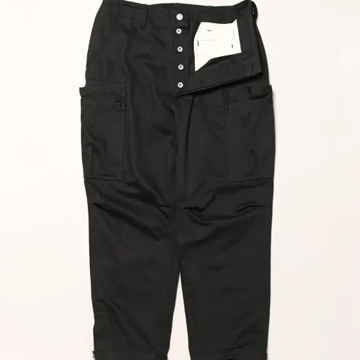 Overgrown Pants 4/5 - Military Satin