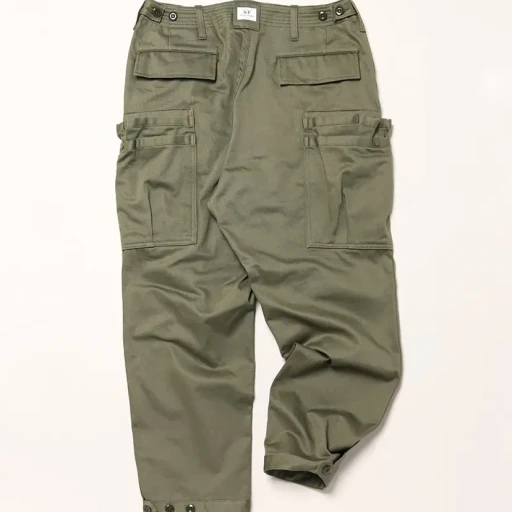 Overgrown Pants 4/5 - Military Satin