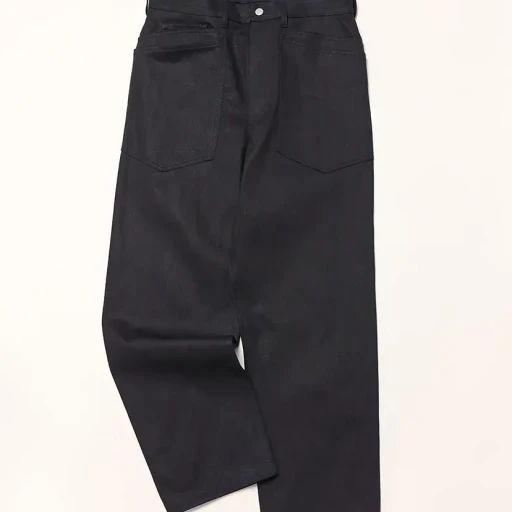 D Scoop Pants - Herringbone Denim