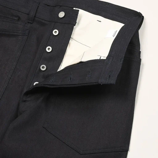 D Scoop Pants - Herringbone Denim