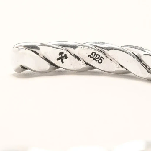 Heavyweight Plait Cuff - Sterling Silver
