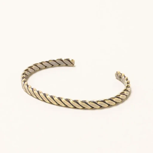 Plait Cuff - American Brass