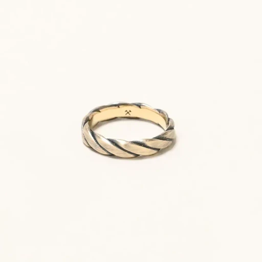 Plait Ring - American Brass