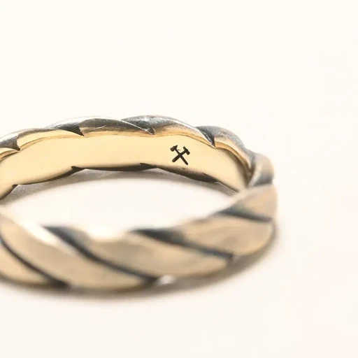 Plait Ring - American Brass