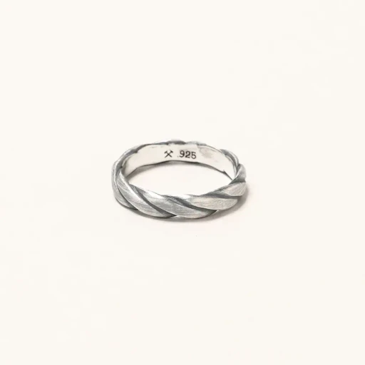 Plait Ring - Sterling Silver
