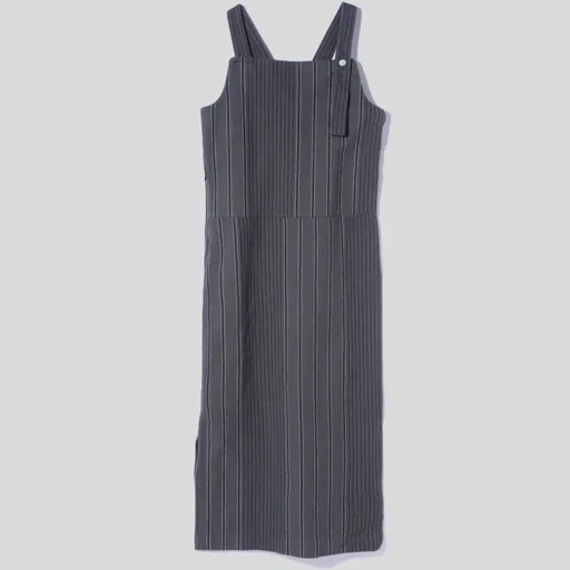 Stripe Apron Work Dress