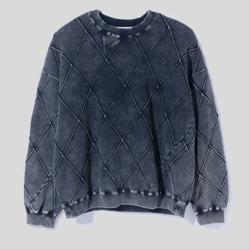 Hand Dye Diamond Twist Sweat
