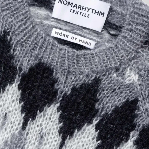Hand Knit Snowflake Sweater