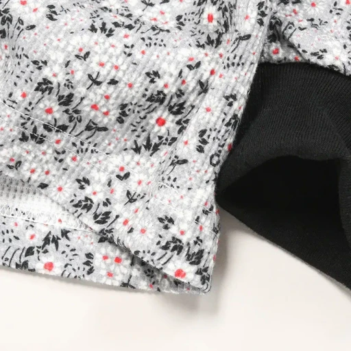 Small Flower Waffle Tee