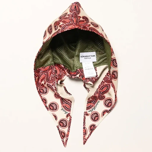 Paisley Silk Hoody Scarf