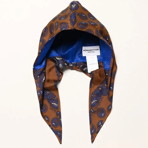 Paisley Silk Hoody Scarf