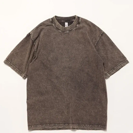 6.5Oz Garment Dye Crew Neck T-Shirt