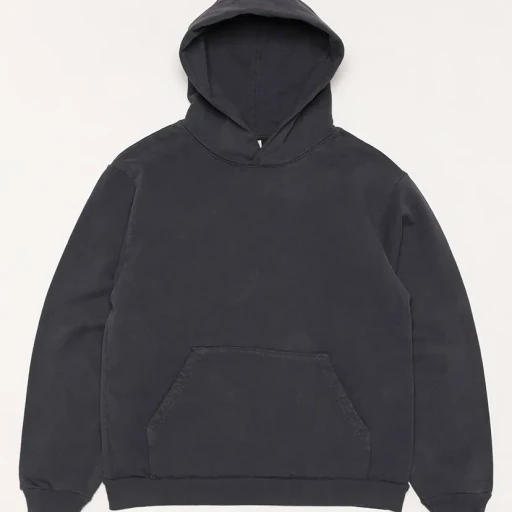 Garment Dye 14Oz. Heavy Fleece Hooded Pullover Sweatshirt