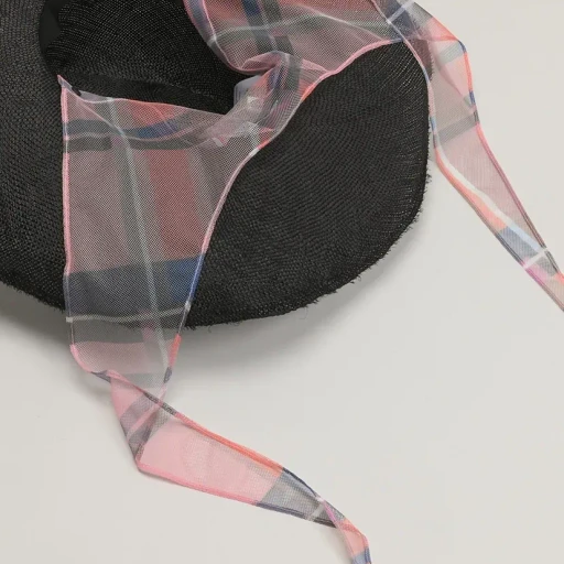 Ramie Hat W/ Scarf Strap