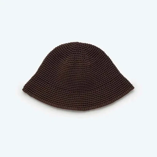 Poly Hand Knit Bucket Hat