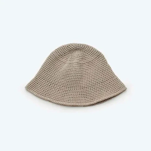 Poly Hand Knit Bucket Hat