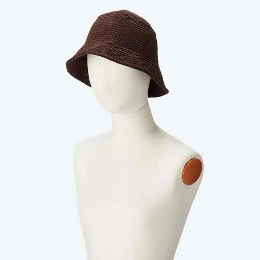 Poly Hand Knit Bucket Hat