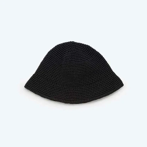 Poly Hand Knit Bucket Hat
