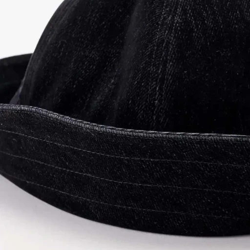 Flocky Printed Denim 2Way Sailor Hat