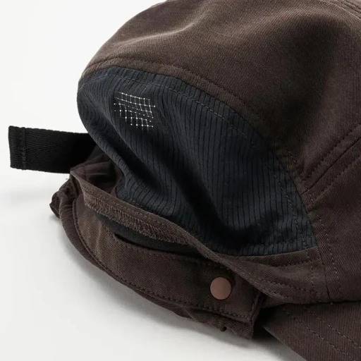 Detachable Scarf Jet Cap