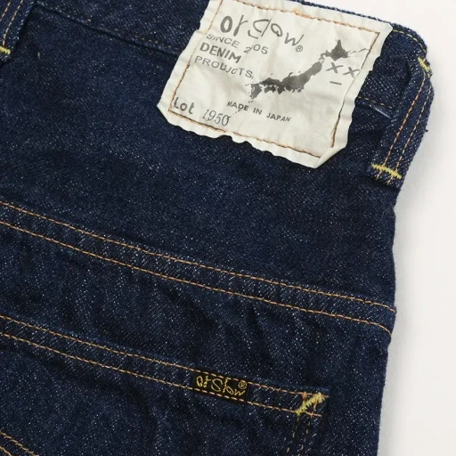 High Waist Original Selvedge Denim Pants