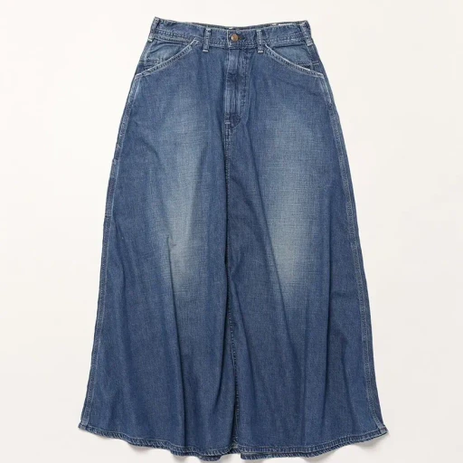 Denim Painter Long Skirt