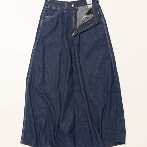 Denim Painter Long Skirt