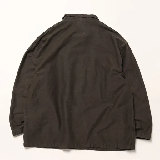 Cotton Linen Moleskin Relax Fit Simple Work Jacket
