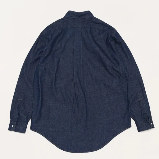 Denim Standard Button Down Shirt