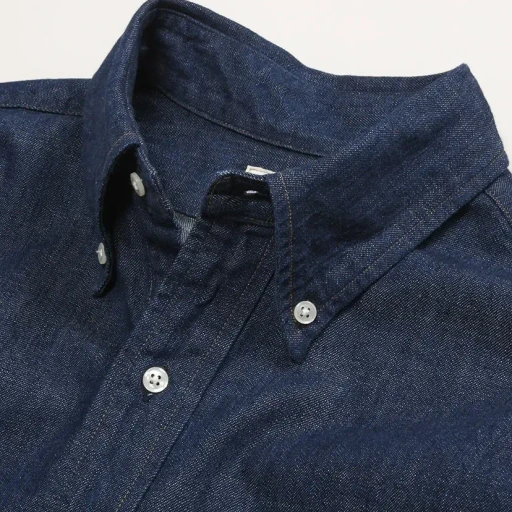 Denim Standard Button Down Shirt