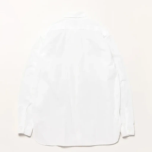 Relax Fit White Chambray Work Shirt