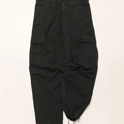 Stone Black Vintage Fit 6 Pockets Cargo Pants