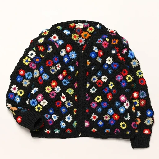 V-Neck Zip Cardigan - Diamond