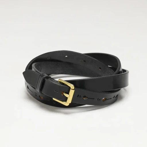 Long Saddle Leather Belt