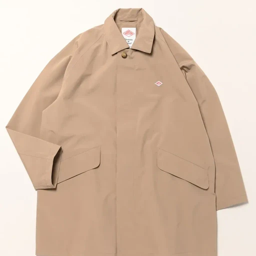 3-Layer Cloth Balmacaan Mid-Length Coat
