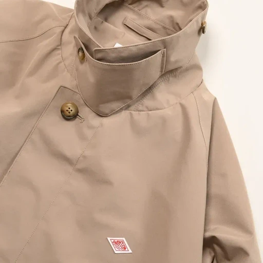 3-Layer Cloth Balmacaan Mid-Length Coat
