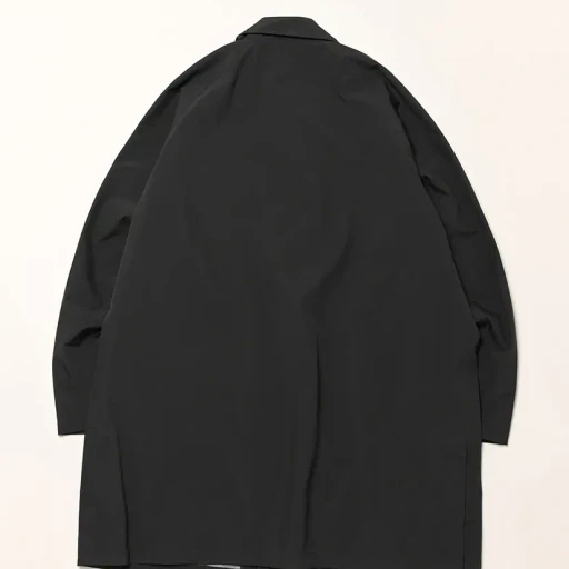 3-Layer Cloth Balmacaan Mid-Length Coat