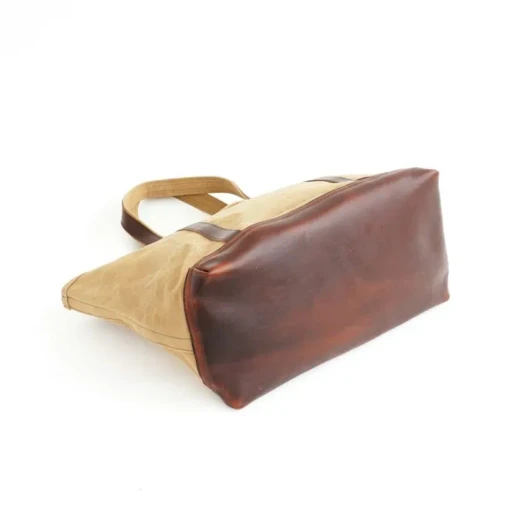 Aging Canvas Basic Tote