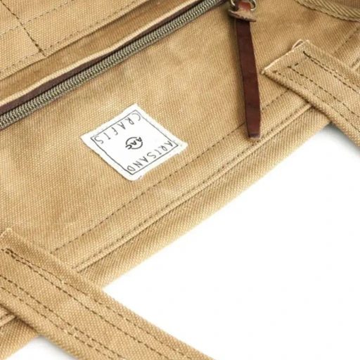 Aging Canvas Basic Tote