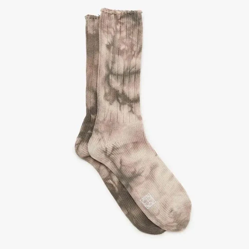 Tie-Dyed Crew Socks C/N/Pu
