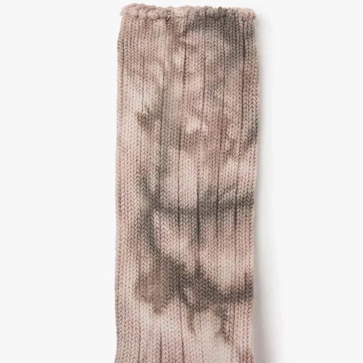 Tie-Dyed Crew Socks C/N/Pu