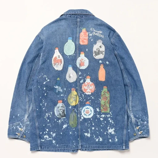 Denim Coverall - Aged Wash+Bleach
