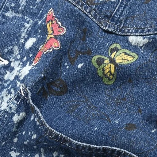 Denim Coverall - Aged Wash+Bleach
