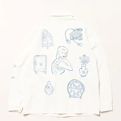 C/L Twill Coverall - Aged Dyed+Painted